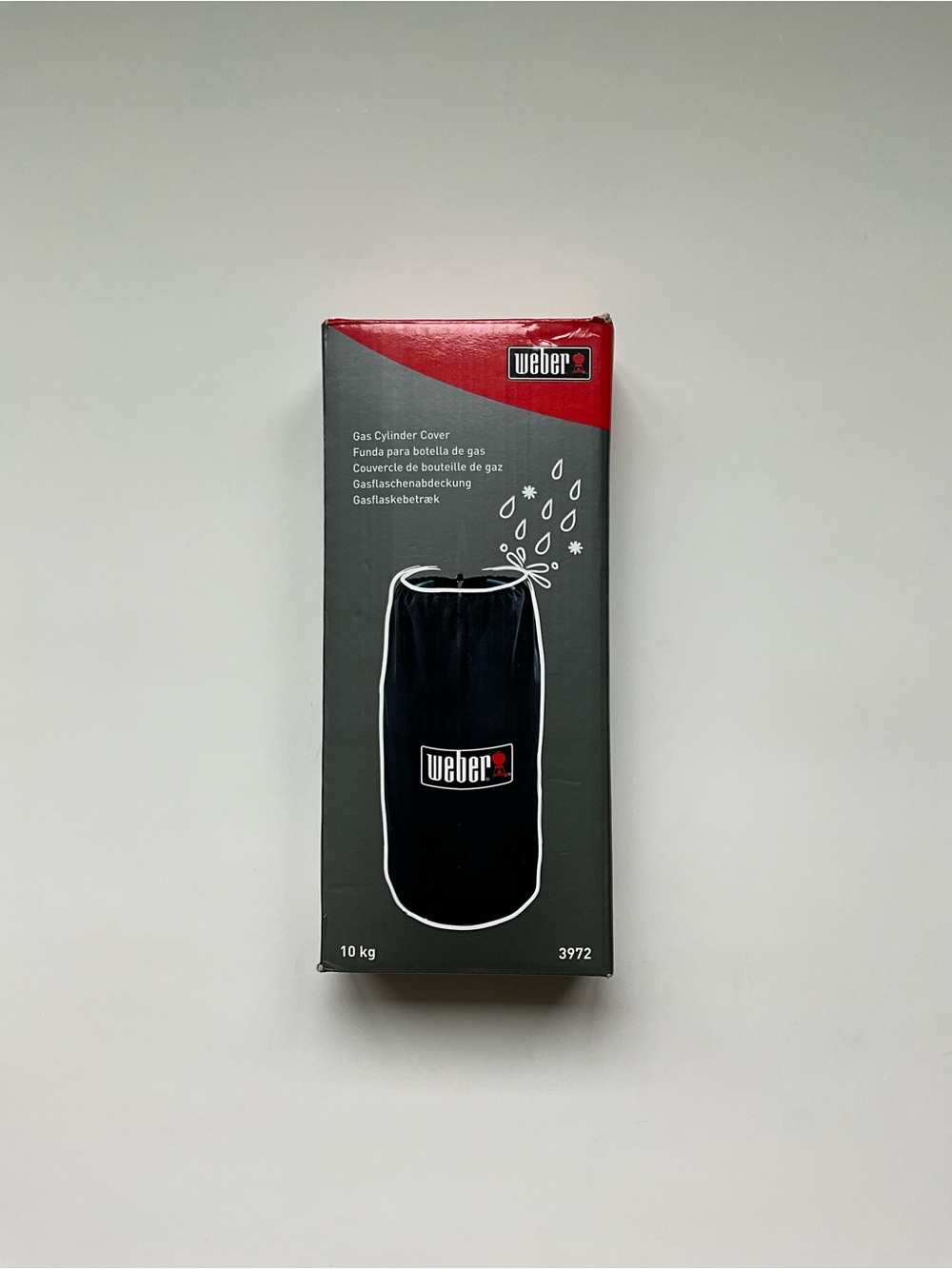 Black Gas Cylinder Cover – Protective Grill Accessory
